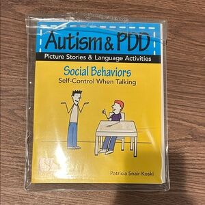 Autism & PDD Social Behaviors Activity Book - Yellow Cover
